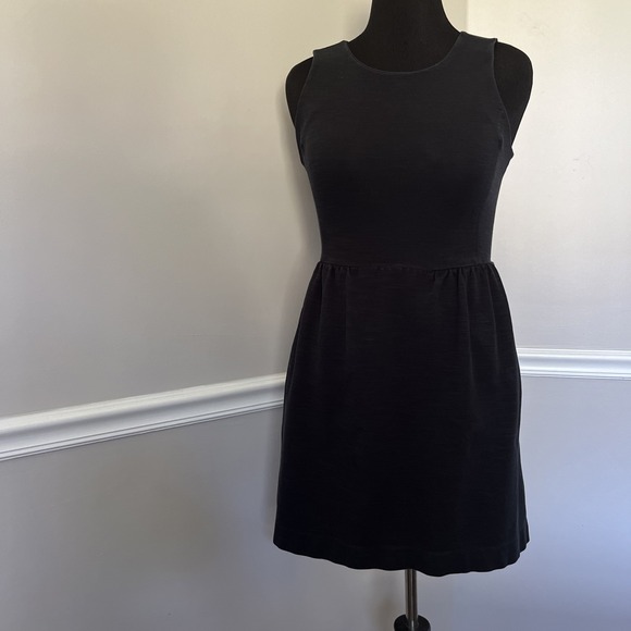 Madewell Dresses & Skirts - Madewell Size S Black Spacedye Cotton Blend Sleeveless Midi Dress Whimsigoth